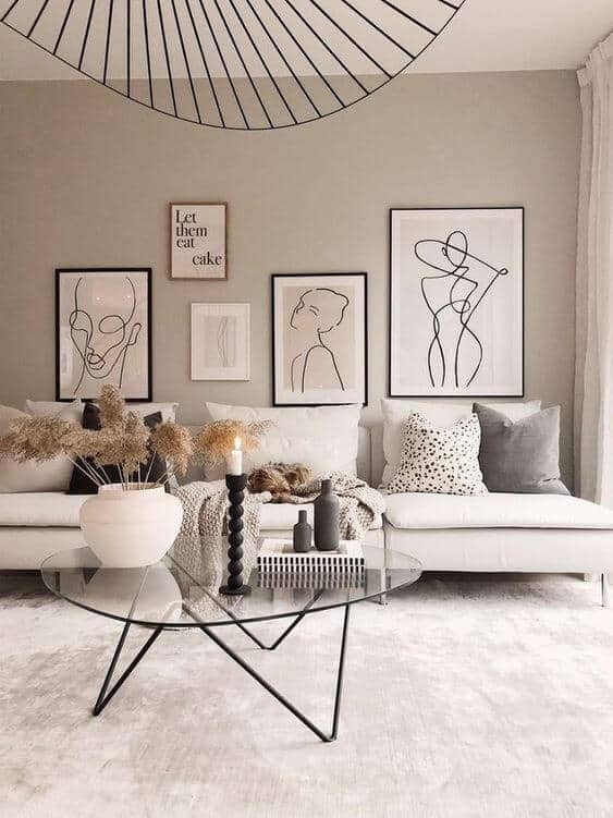 Comment décorer le mur du salon