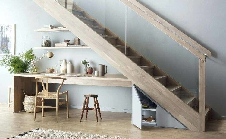 Comment décorer et aménager le dessous d’un escalier ?