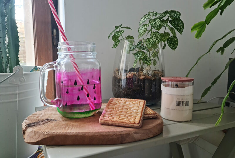 DIY facile : personnaliser un Mason Jar aux couleurs de l'été