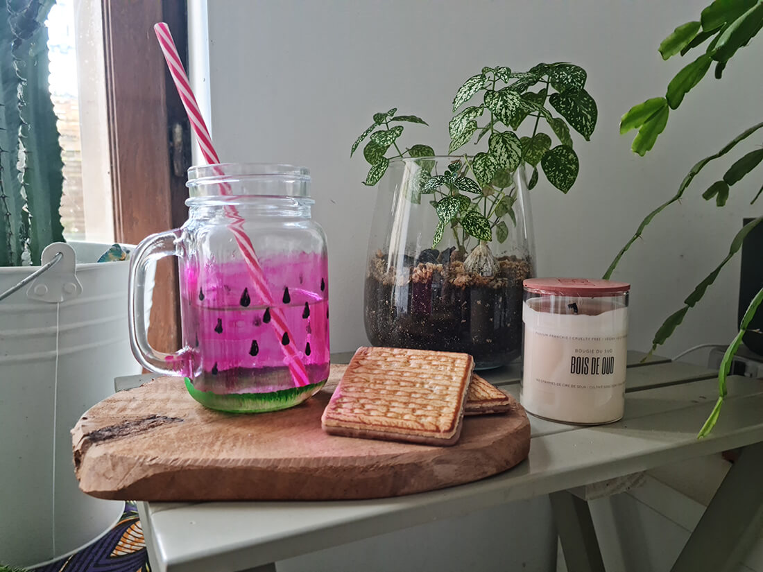 DIY facile : personnaliser un Mason Jar aux couleurs de l'été