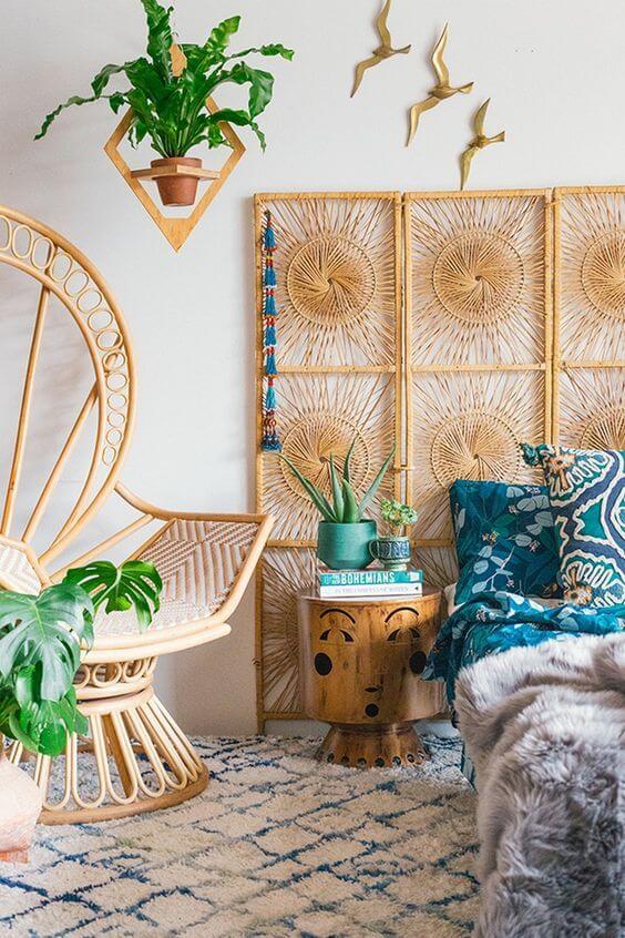 Une chambre apaisante et confortable a lesprit hippie 2 - Comment aménager une décoration de chambre apaisante et confortable ?